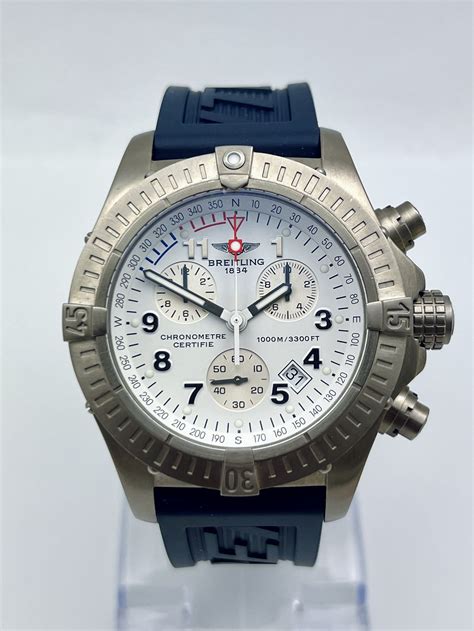 breitling titanium mens wristwatch chrono avenger m1 model e73360|Breitling chrono avenger.